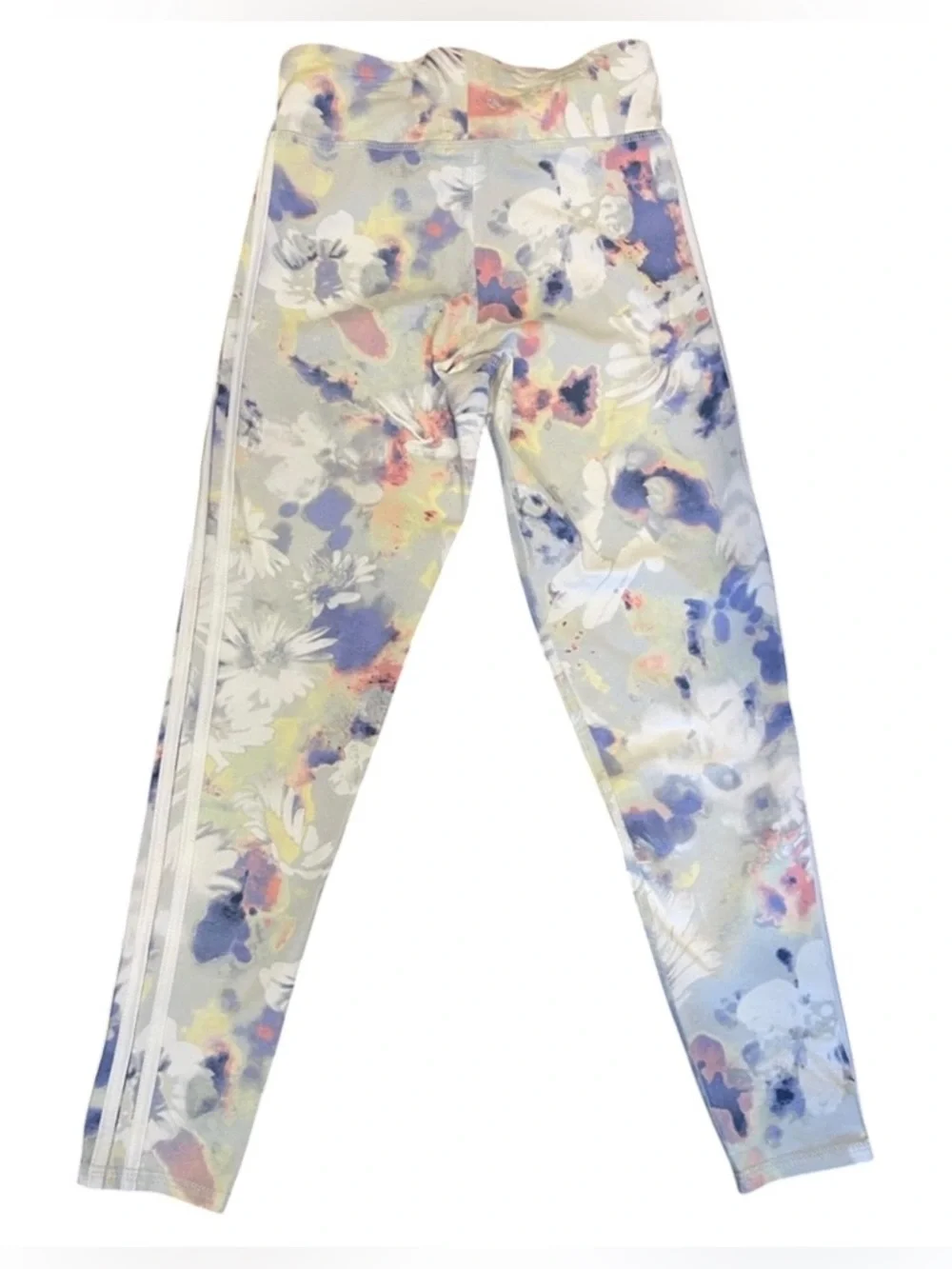 Adidas Girls Printed Leggings – Size M (10/12) NWT